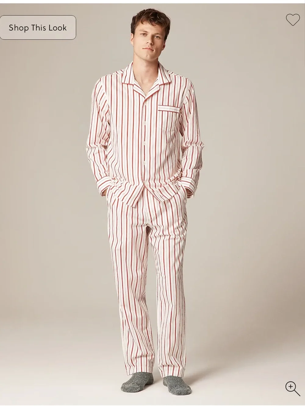 J.Crew Pajama set in cotton poplin
